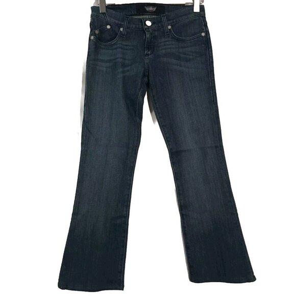 Rock & Republic Jeans Women's 26 Bootcut Kasandra Low Rise Embroidered 30x29.5 - Picture 3 of 8